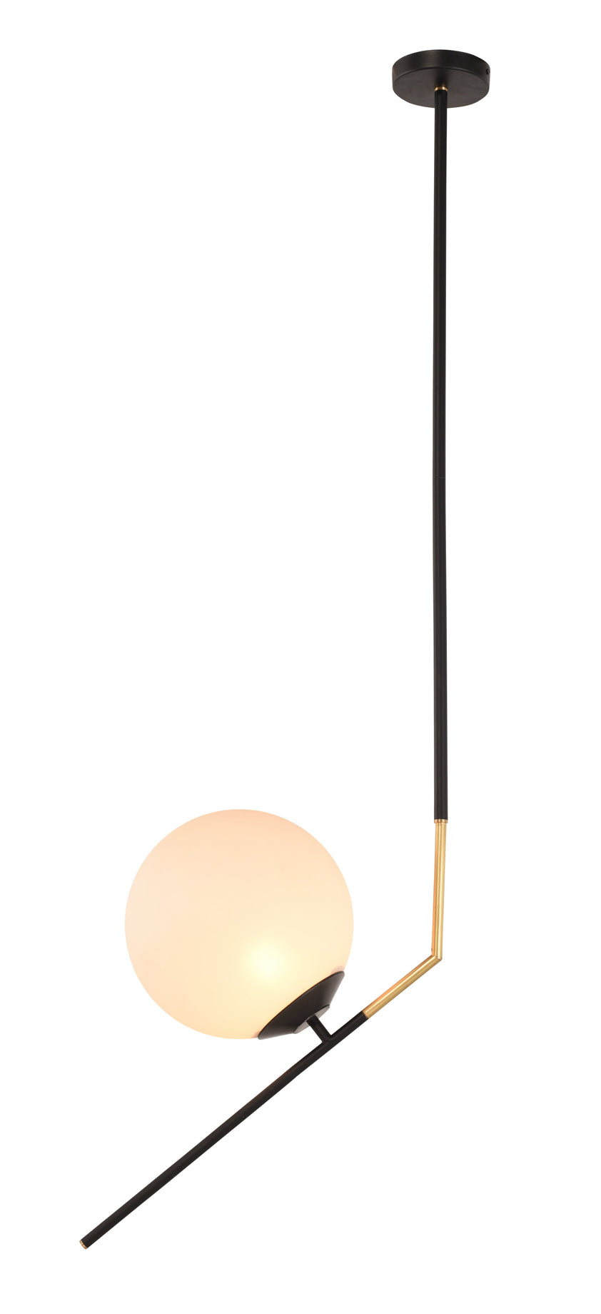 Declan Pendant Lighting - White, 15.3in