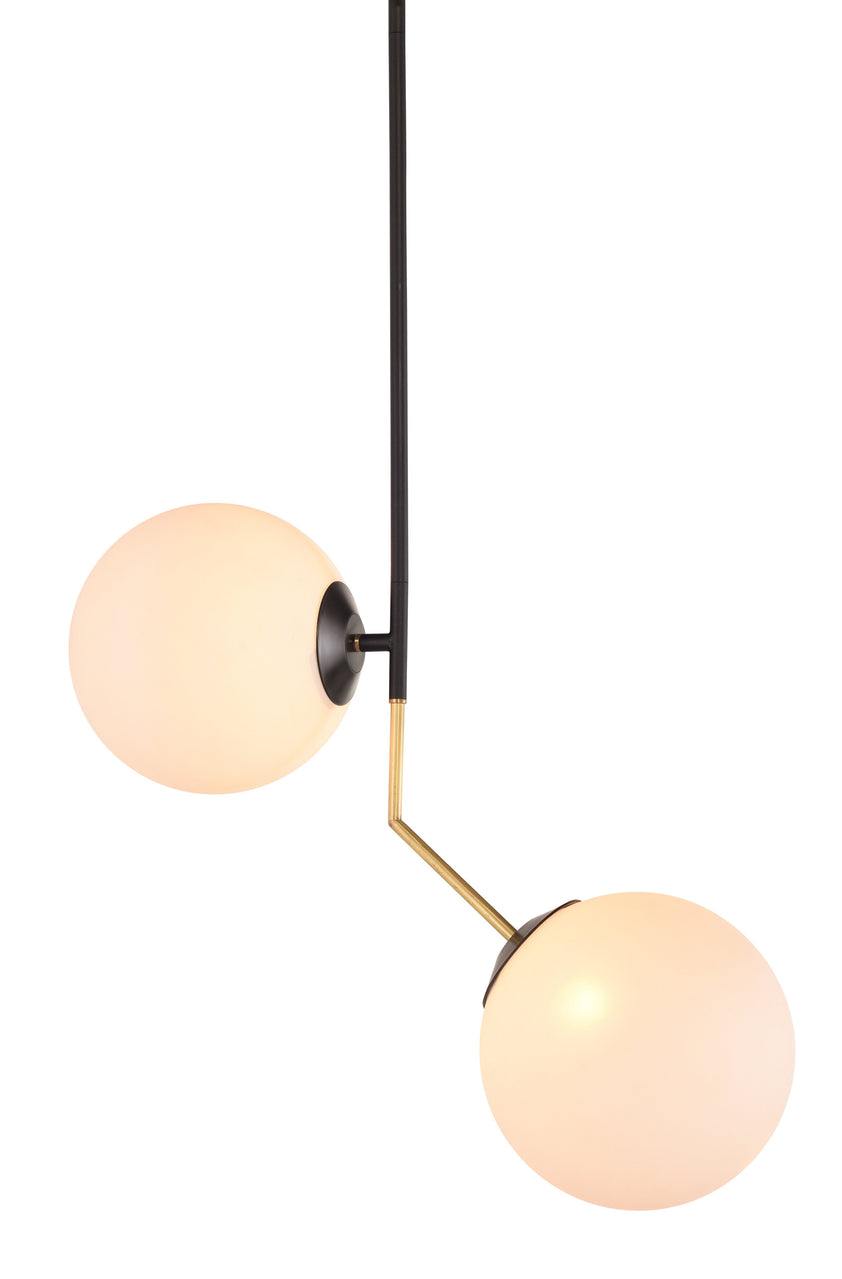 Declan Pendant Lighting - White, 24.5in