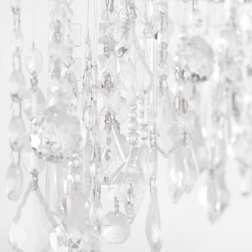 Crystal Linear Pendant Lighting - Clear