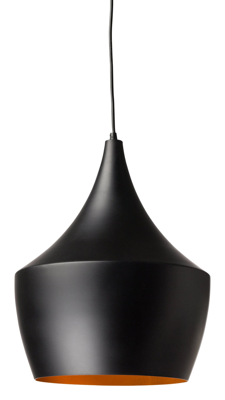 Karl Pendant Lighting - Black, 14in