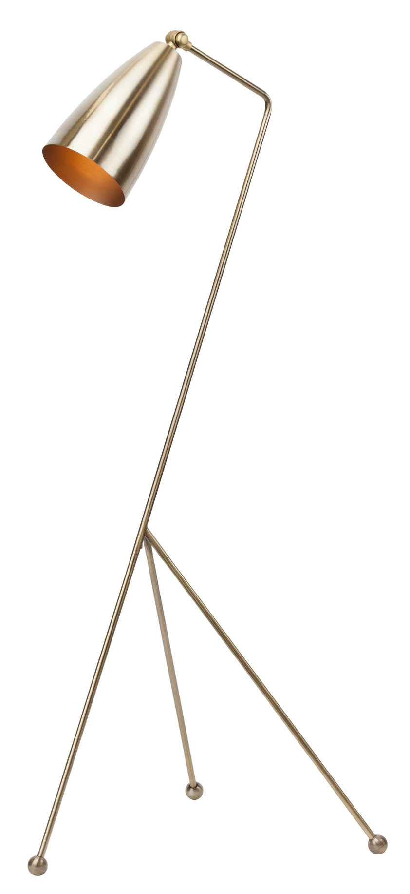 Lucille Floor Lighting - Antique Brass