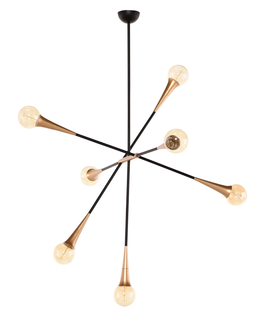 Tristan Pendant Lighting - Black, 55.5in