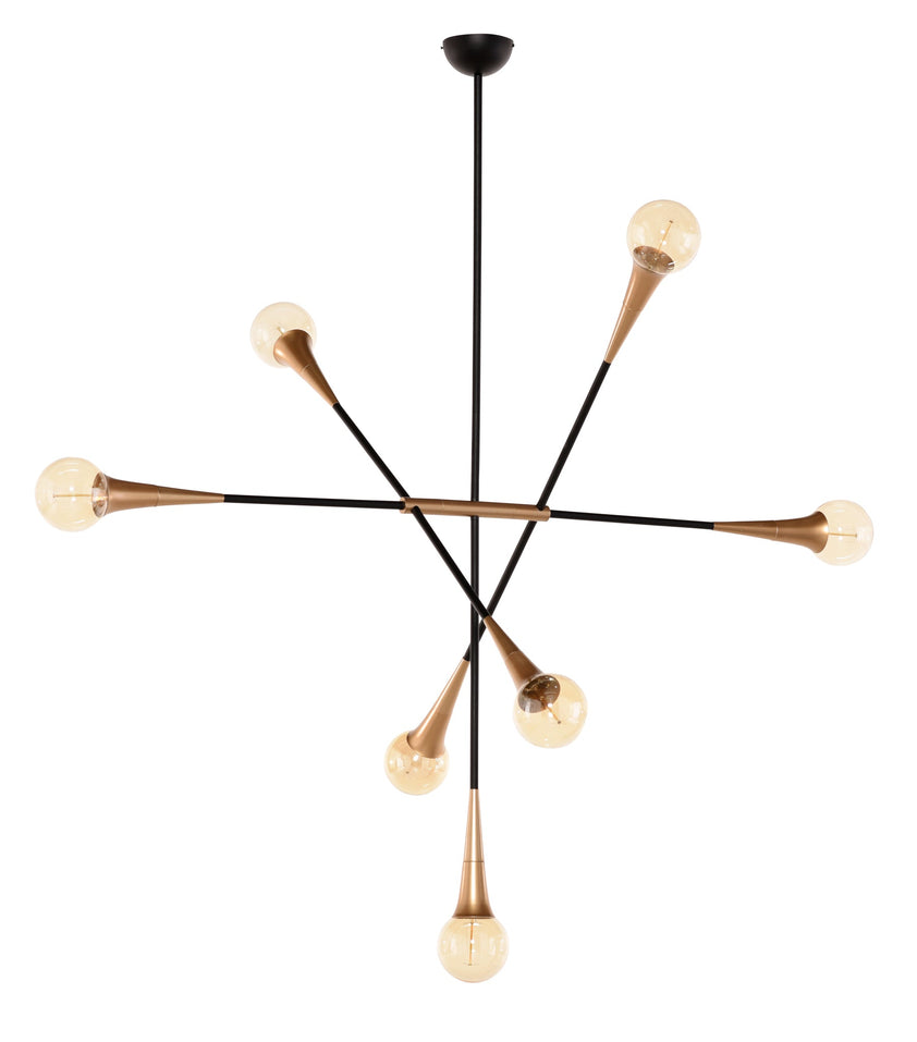 Tristan Pendant Lighting - Black, 55.5in