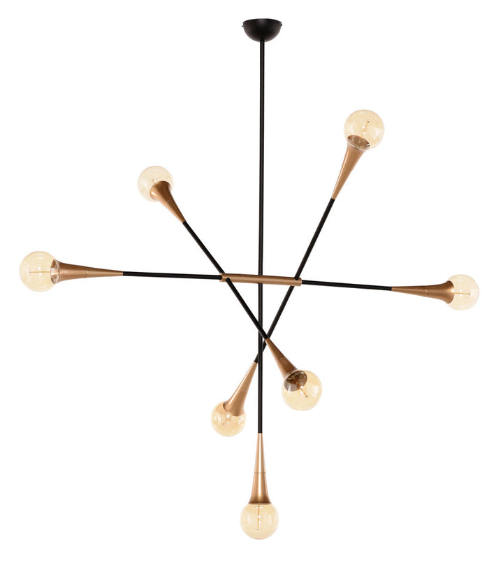 Tristan Pendant Lighting - Black, 55.5in