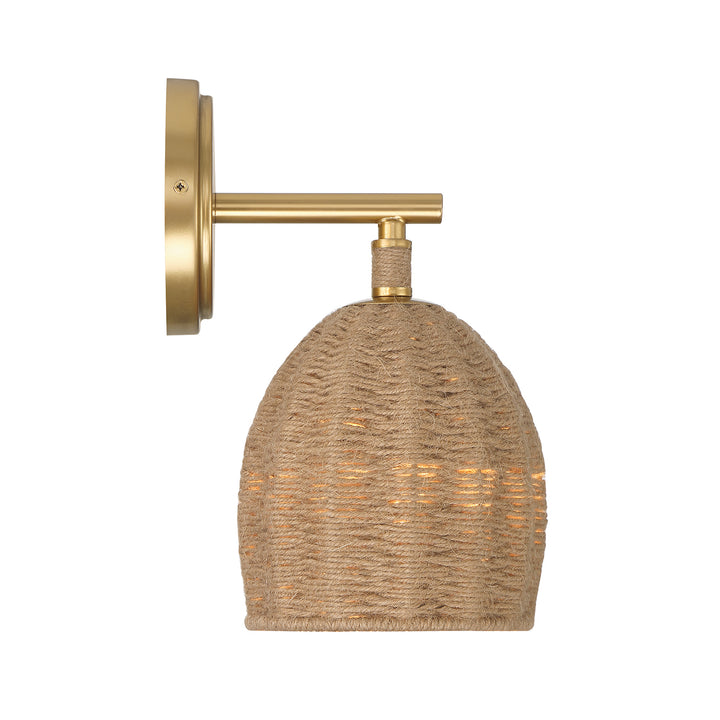 Crystorama Jace 1 Light Soft Gold Sconce