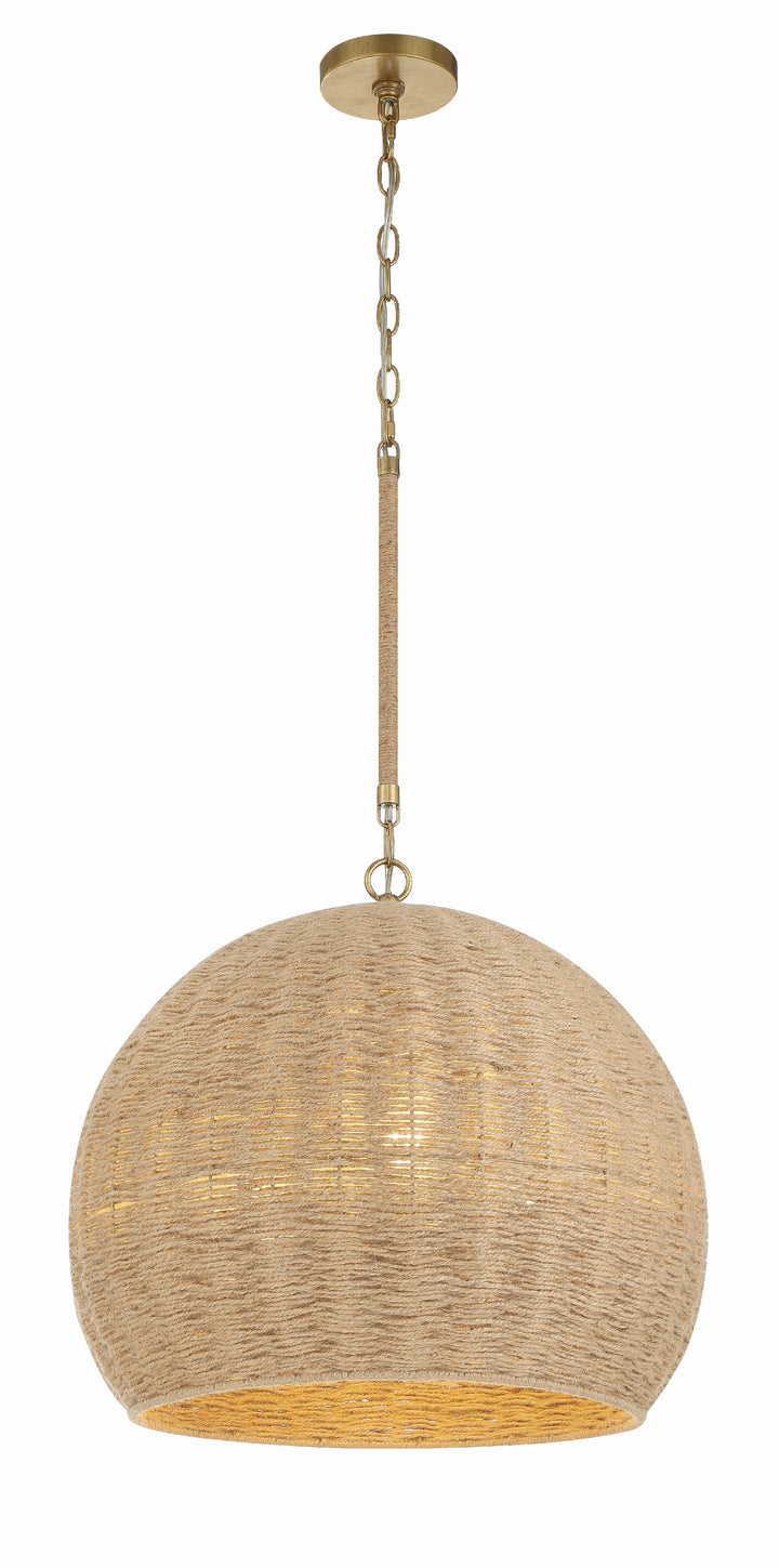 Crystorama Jace 3 Light Soft Gold Chandelier