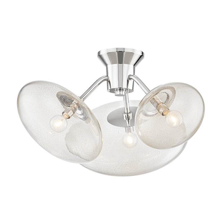 Opera Flush Mount - Polished Nickel