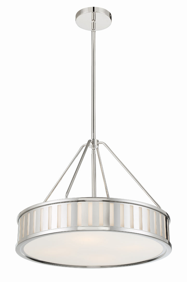 Crystorama Kendal 4 Light Black Forged Chandelier