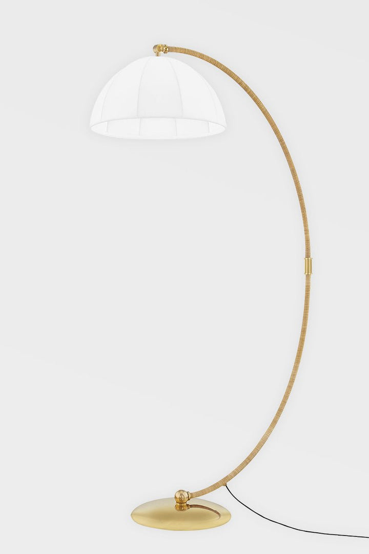 Montague Floor Lamp - Aged Brass