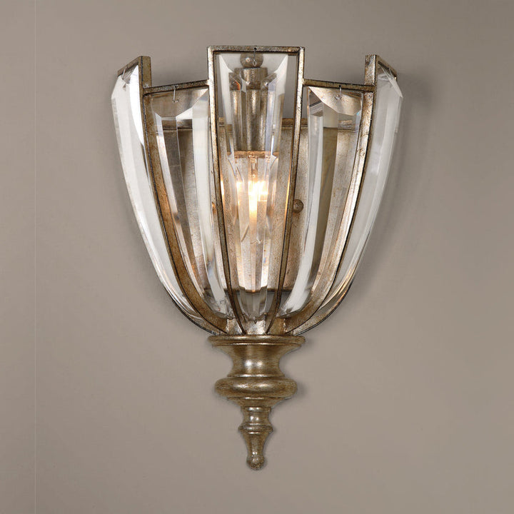 Vicentina 1 Light Crystal Wall Sconce