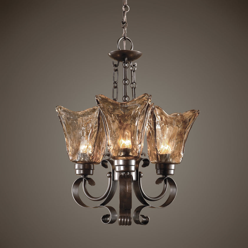 Vetraio 3Lt Oil Rubbed Bronze Chandelier