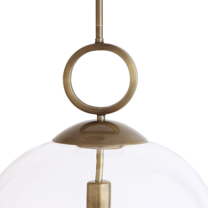 Calix Large Blown Glass 1 Light Pendant