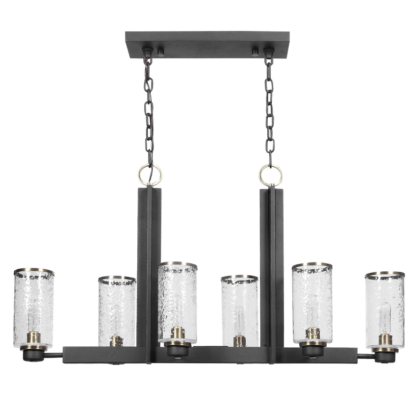 Jarsdel 6 Light Industrial Island Light