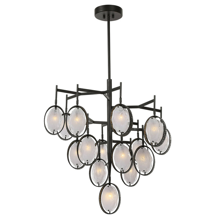 Maxin 15 Light Large Bronze Chandelier