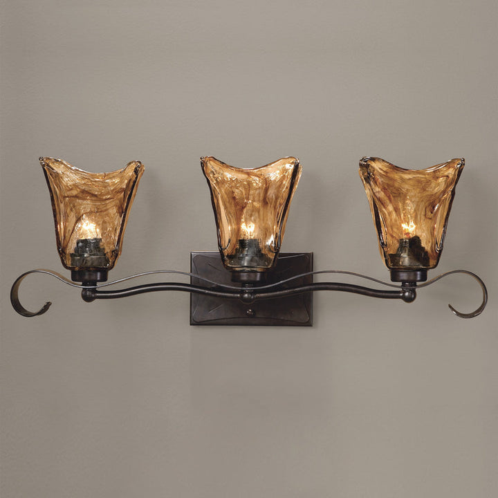 Vetraio 3 Light Bronze Vanity Strip