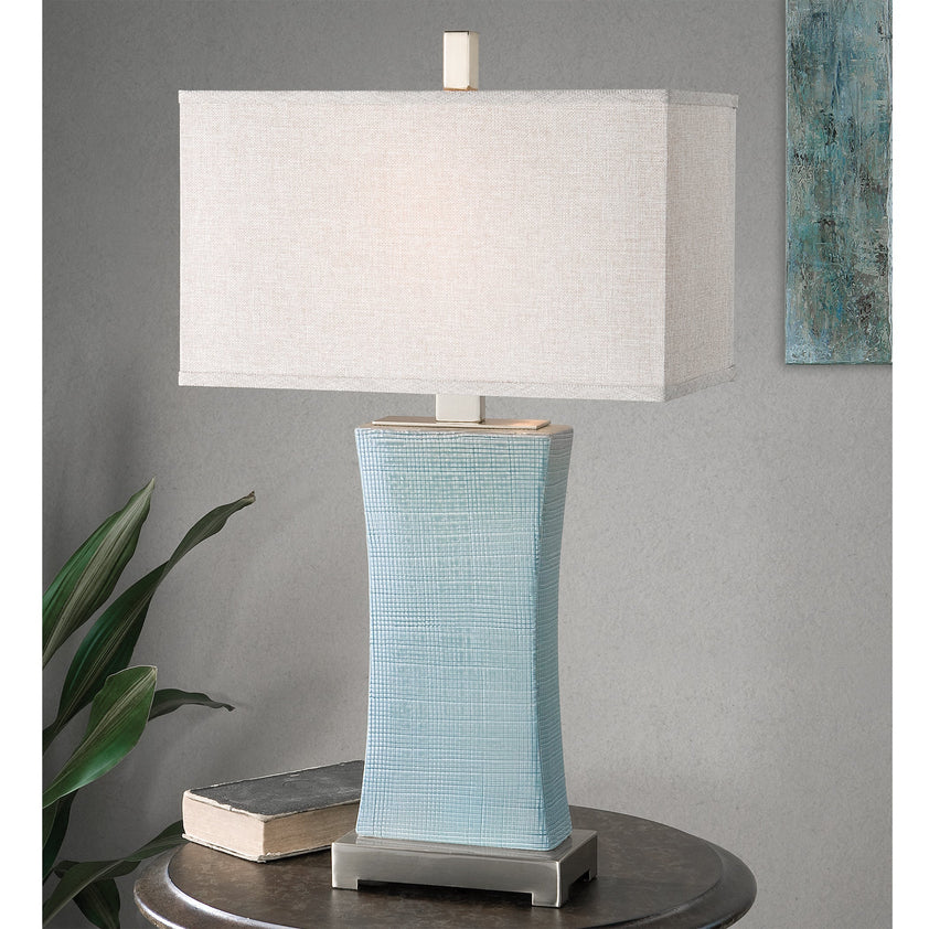 Cantarana Blue Gray Table Lamp