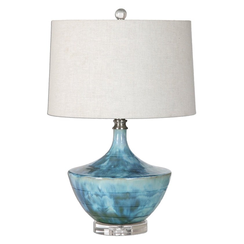 Chasida Blue Ceramic Lamp