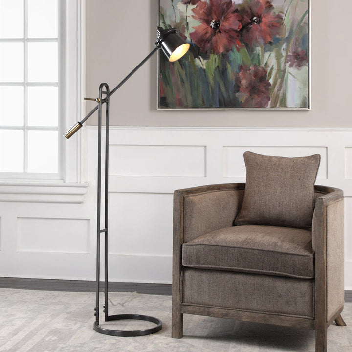 Chisum Dark Bronze Floor Lamp