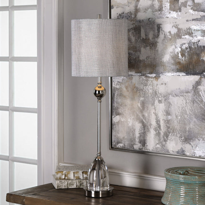 Gallo Nickel Buffet Lamp