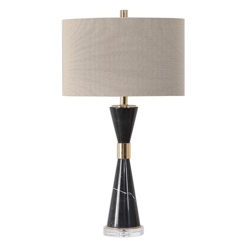 Alastair Black Marble Table Lamp