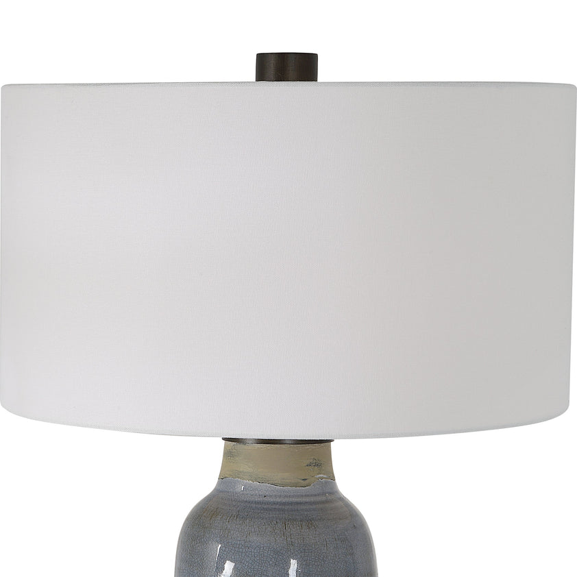 Vicente Slate Blue Table Lamp