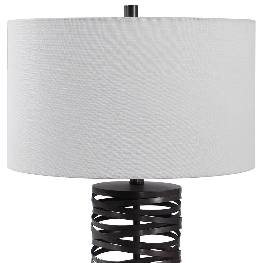 Alita Rust Black Table Lamp