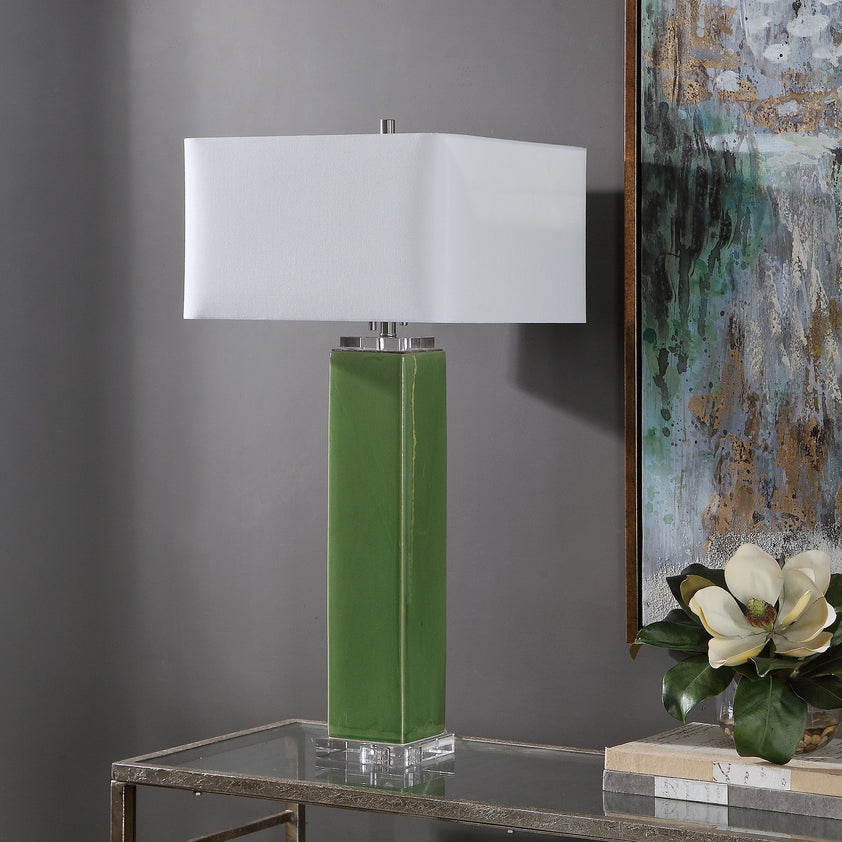 Aneeza Tropical Green Table Lamp