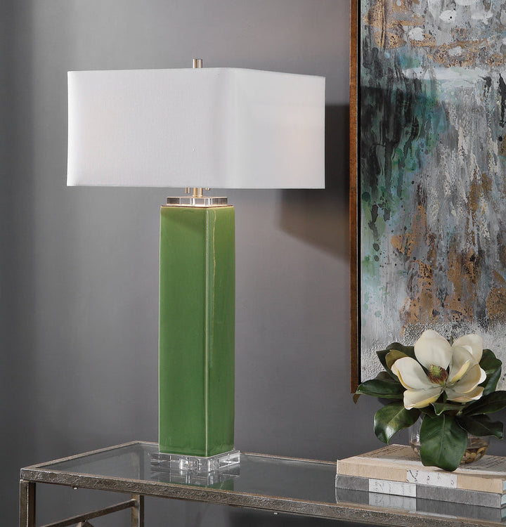 Aneeza Tropical Green Table Lamp