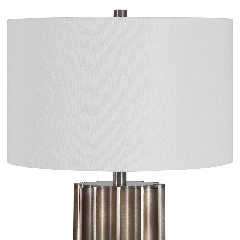 Khalio Gun Metal Table Lamp