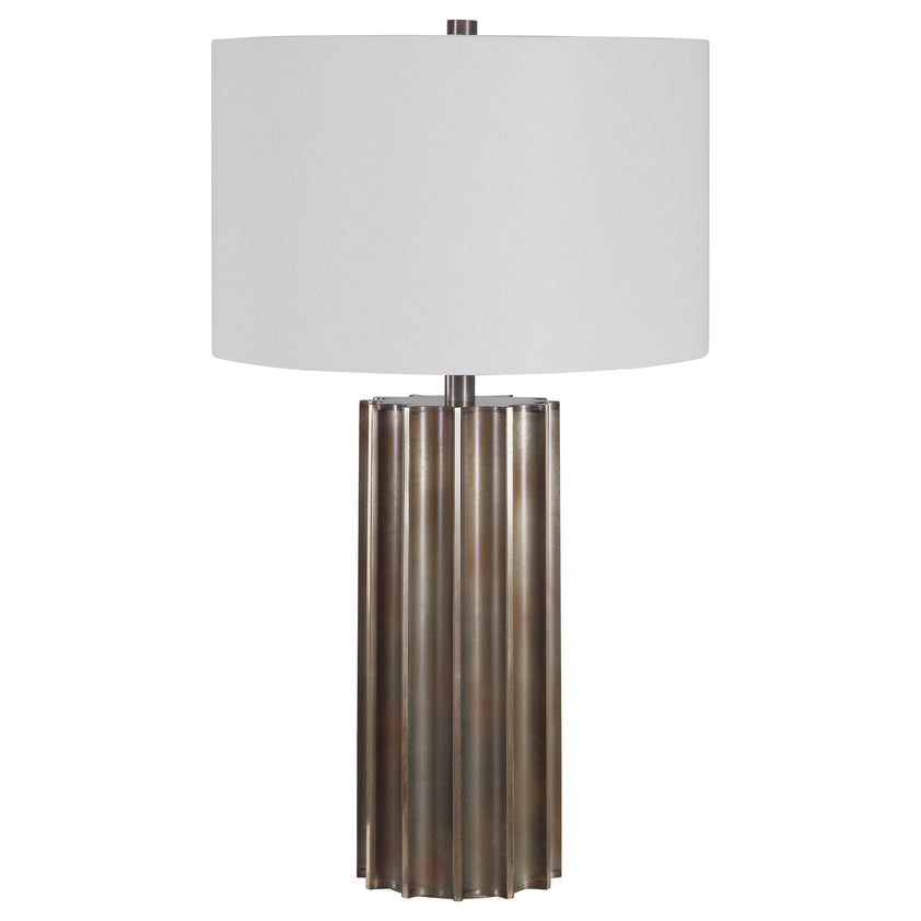 Khalio Gun Metal Table Lamp