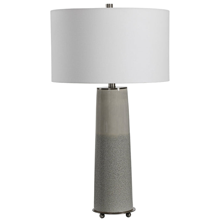 Abdel Gray Glaze Table Lamp