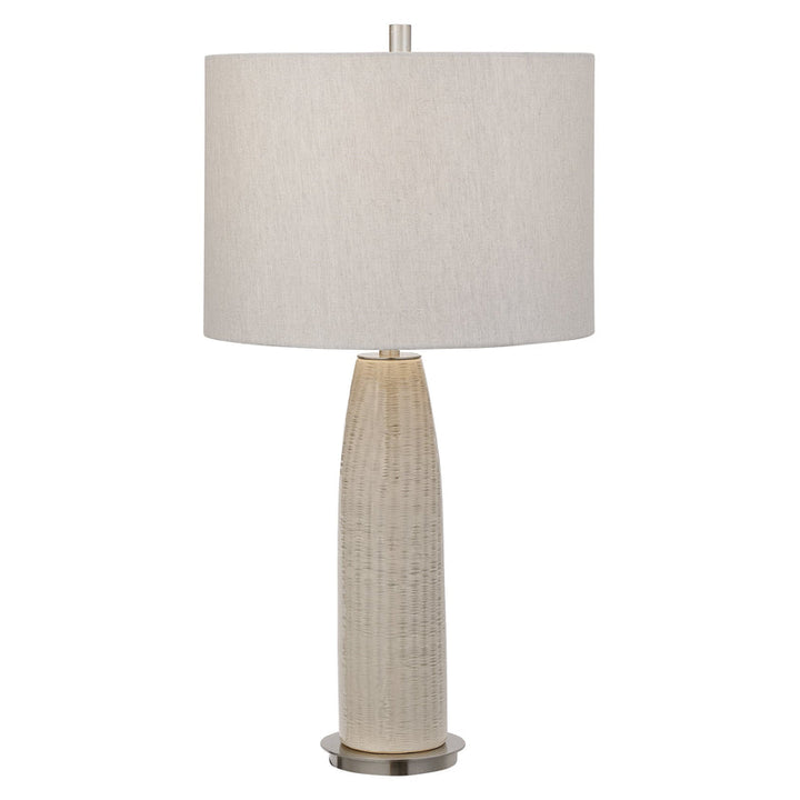 Delgado Light Gray Table Lamp