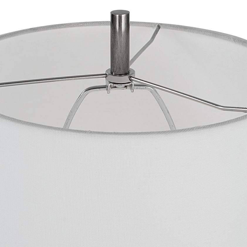 Aurelia Steel Buffet Lamp