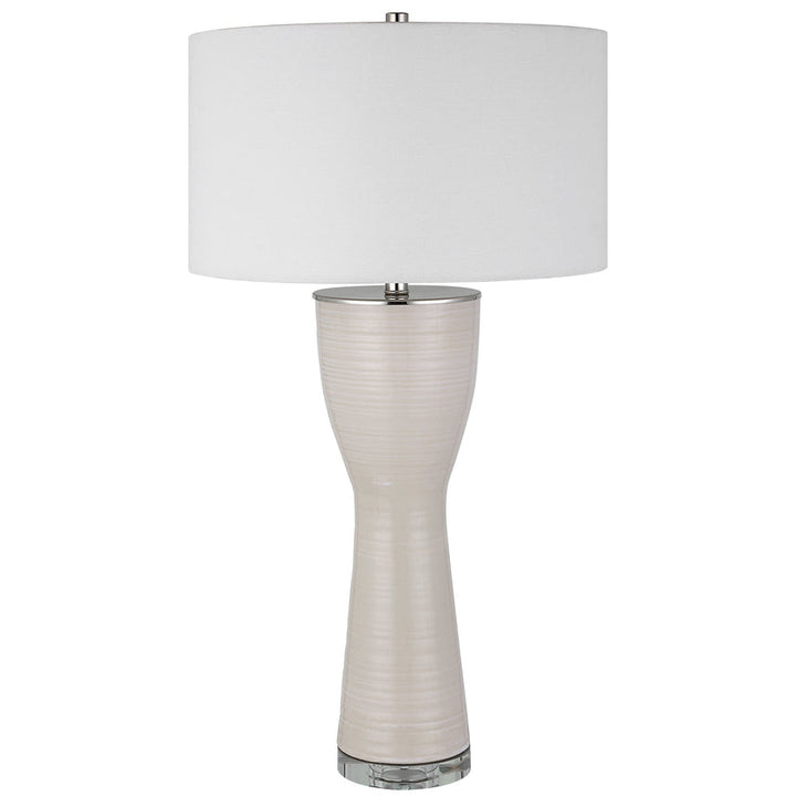 Amphora Off-White Glaze Table Lamp