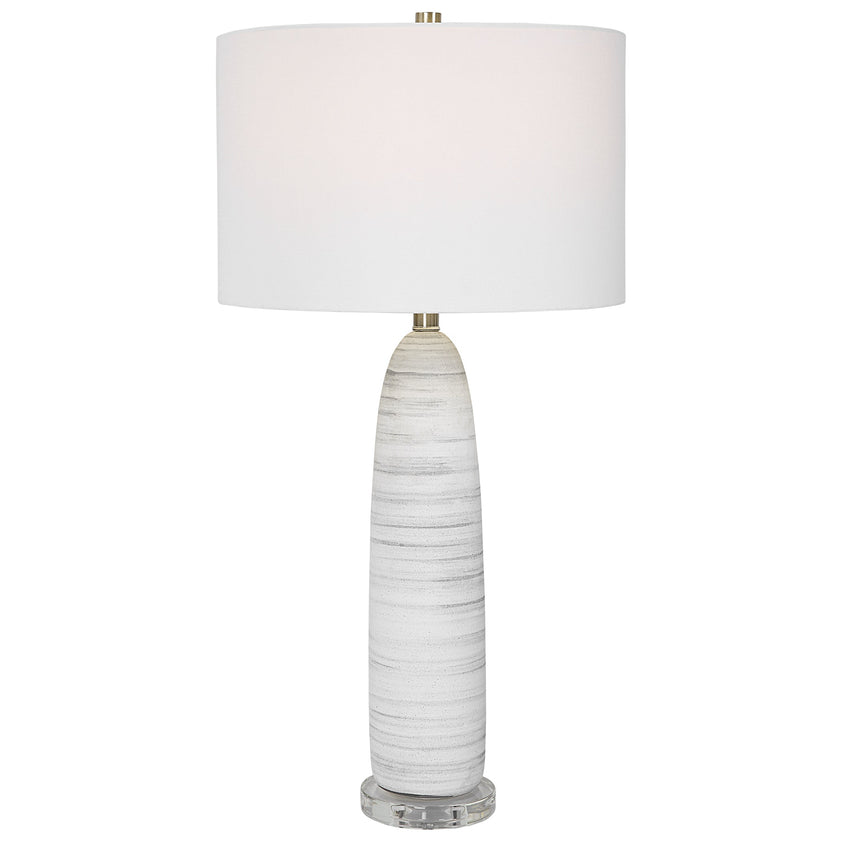 Levadia Matte White Table Lamp