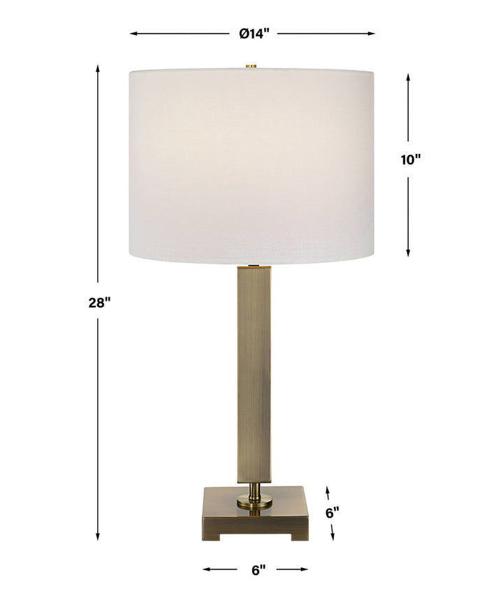 Duomo Brass Table Lamp