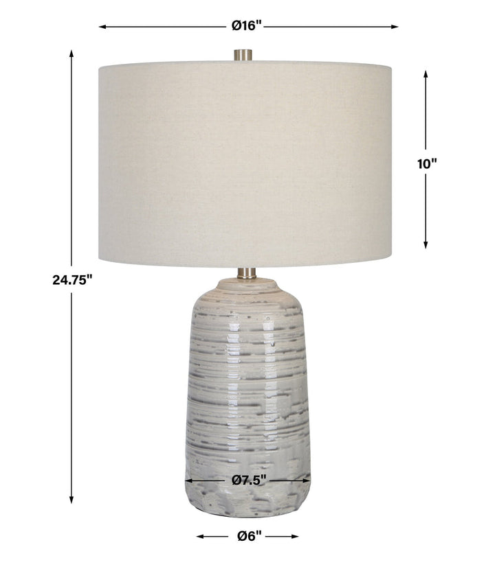 Cyclone Ivory Table Lamp