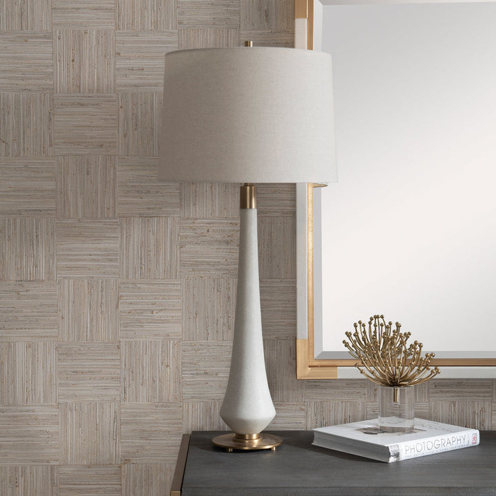 Marille Ivory Stone Table Lamp