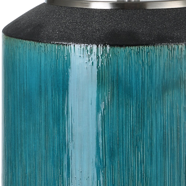 Maui Aqua Blue Table Lamp