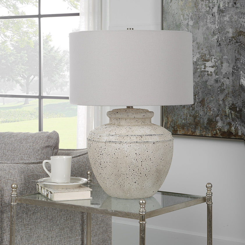 Artifact Aged Stone Table Lamp