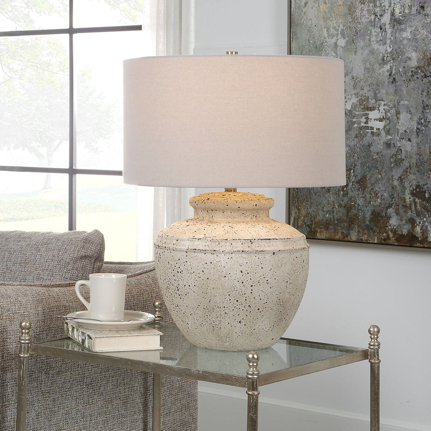 Artifact Aged Stone Table Lamp