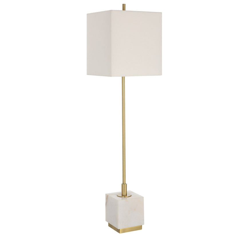 Escort Brass Buffet Lamp