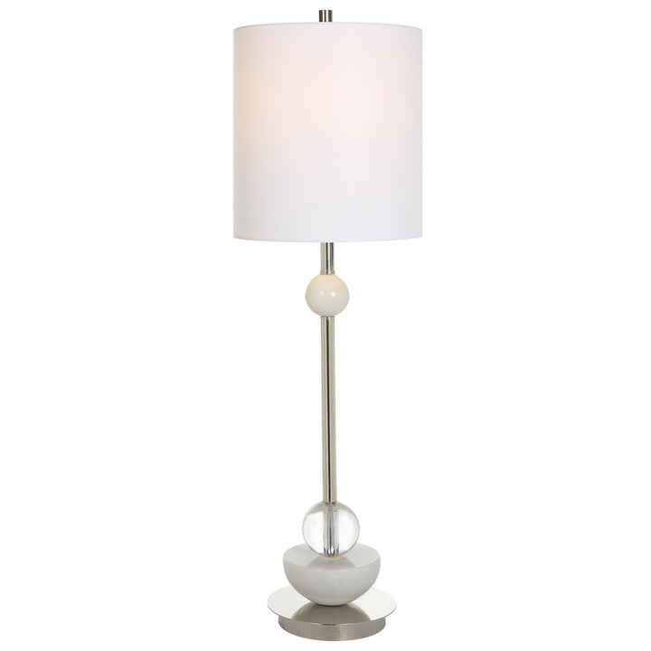 Exposition Nickel Buffet Lamp