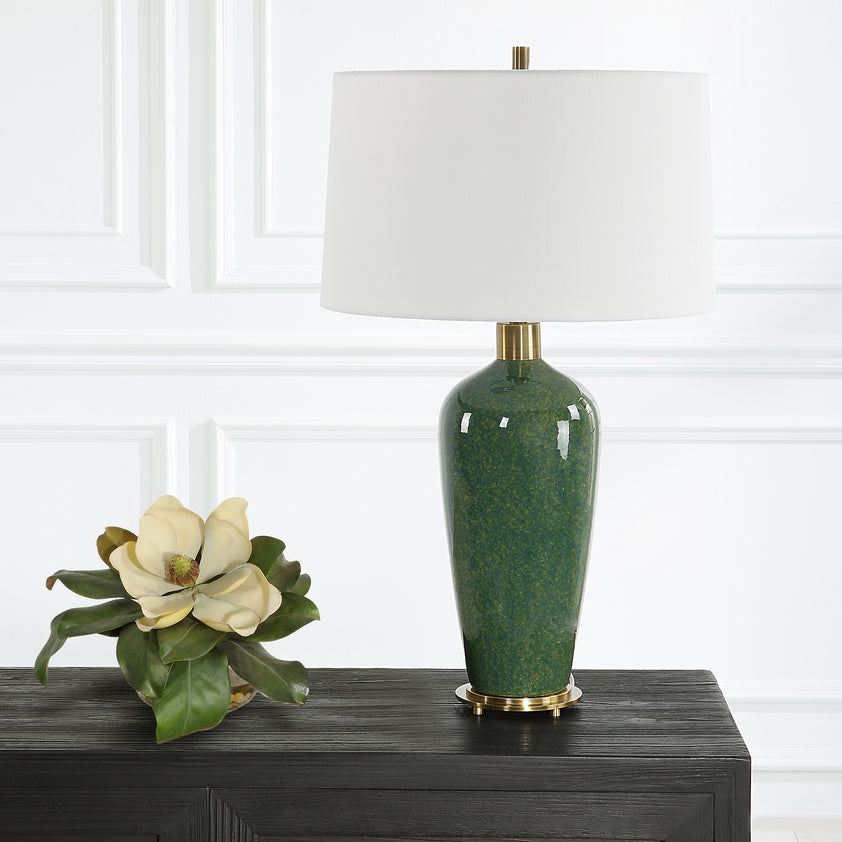 Verdell Green Table Lamp