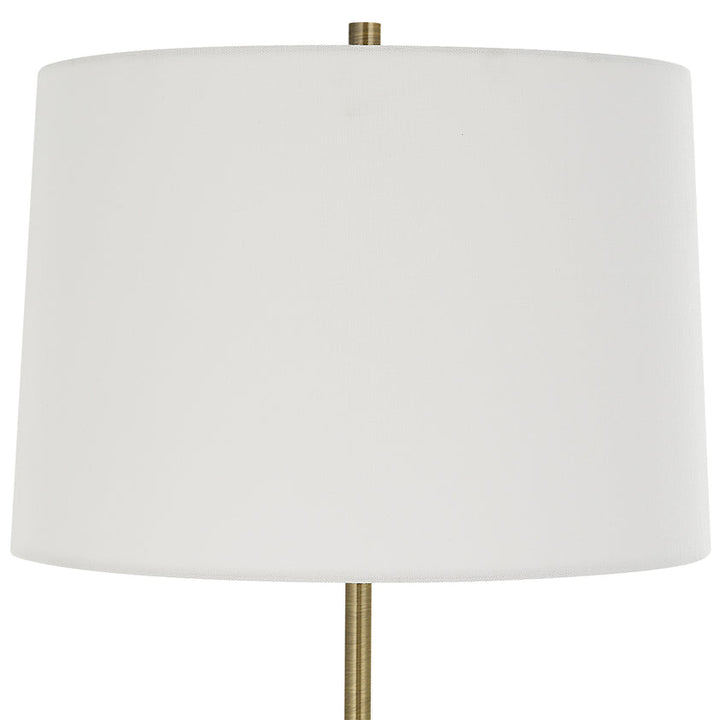 Annora Glossy White Table Lamp