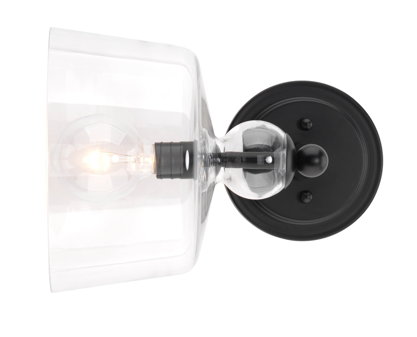 Hudson Wall Sconce-Black