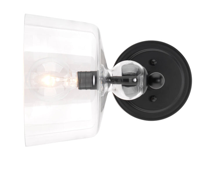 Hudson Wall Sconce-Black