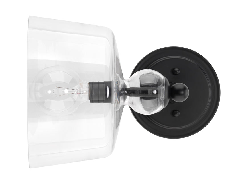 Hudson Wall Sconce-Black