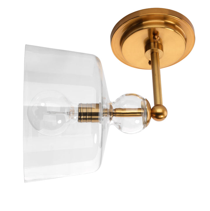 Hudson Wall Sconce-Brass