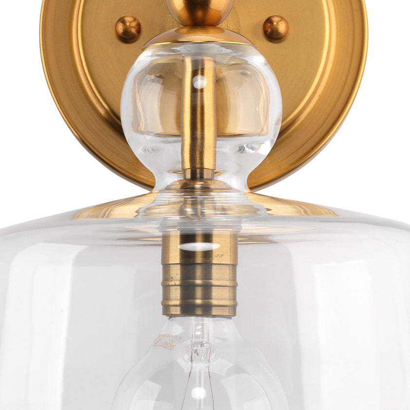 Hudson Wall Sconce-Brass